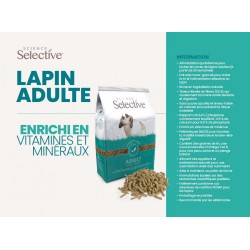 SUPREME SCIENCE SELECTIVE Aliment Adult Lapin 1.5KG