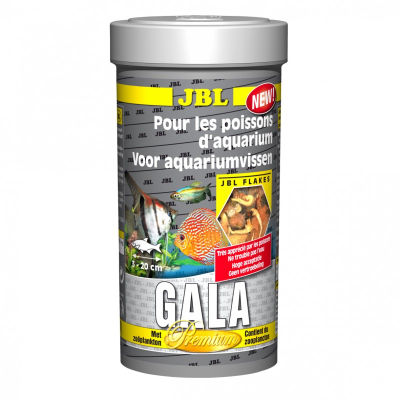 PREMIUM Gala Pour poisson d'aquarium JBL FLAKES 250ML