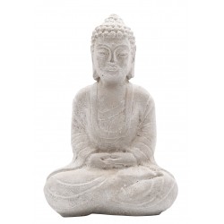 Bouddha 22.5X12.5-H34 Ciment