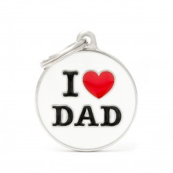 Medaille love dad CHARMS