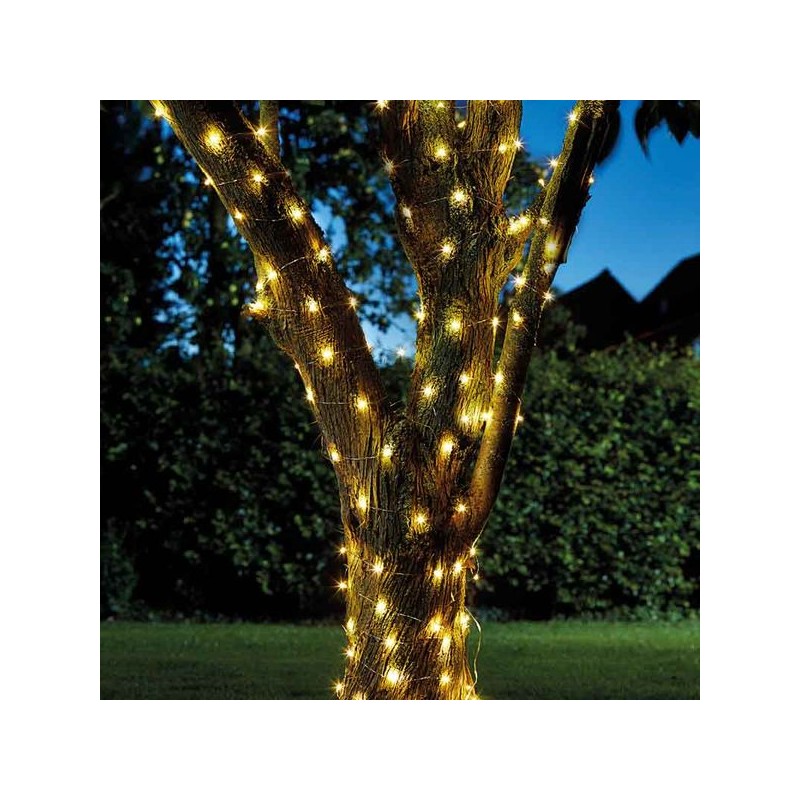 Guirlande solaire Firefly String Lights 100 LED blanc chaud